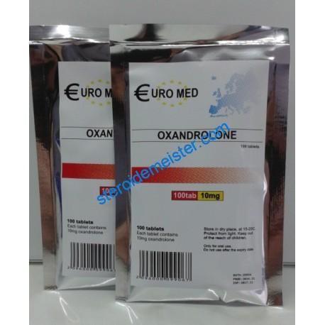 Oxandrolone 10mg (Anavar) Euromed 100 tablets (10mg / tab) 1