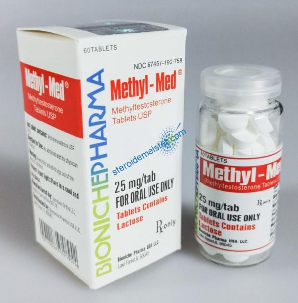 Methyl-Med Bioniche Pharma (methyltestosterone) 60tabs (25mg / tab) 1