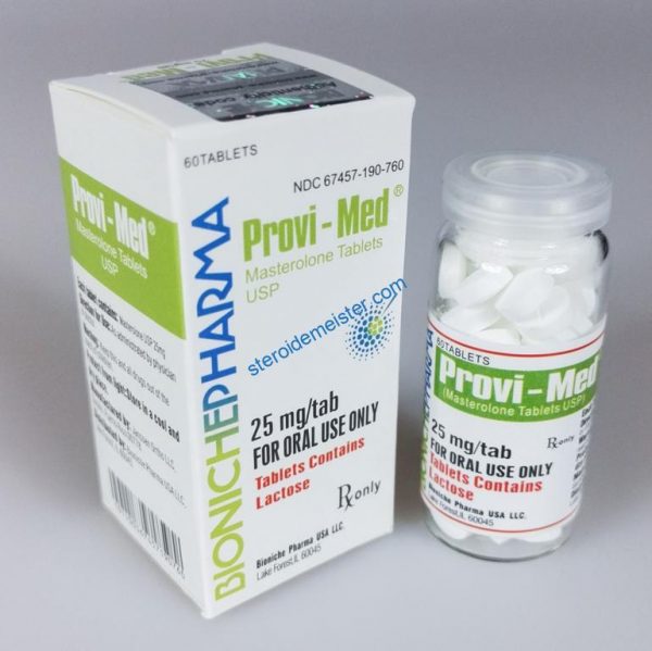 Provi-Med Bioniche Pharma (Proviron) 60tabs (25mg/Tab) 1