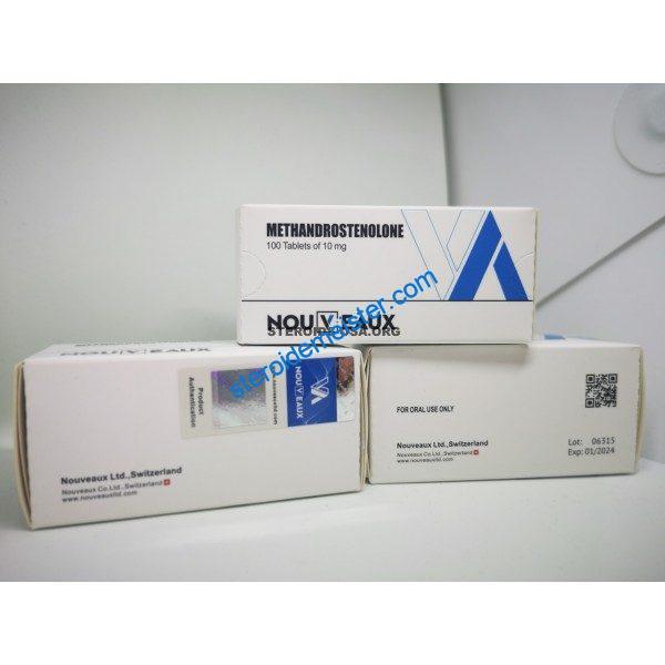 Methandrostenolone (Dianabol) Nouveaux LTD 100 Tabletten mit 10 mg 1