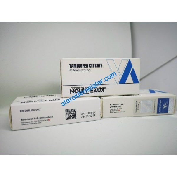Tamoxifen Citrate [Nolvadex] Nouveaux Ltd 100 Tabletten mit 20 mg 1