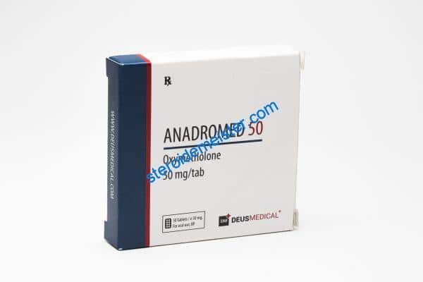 ANADROMED 50 (OXYMETHOLON) DEUS MEDICAL 50mg/Tab 50 Tab 1