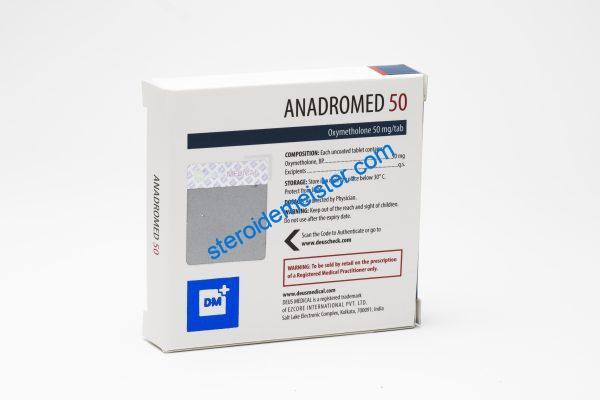 ANADROMED 50 (OXYMETHOLON) DEUS MEDICAL 50mg/Tab 50 Tab 2