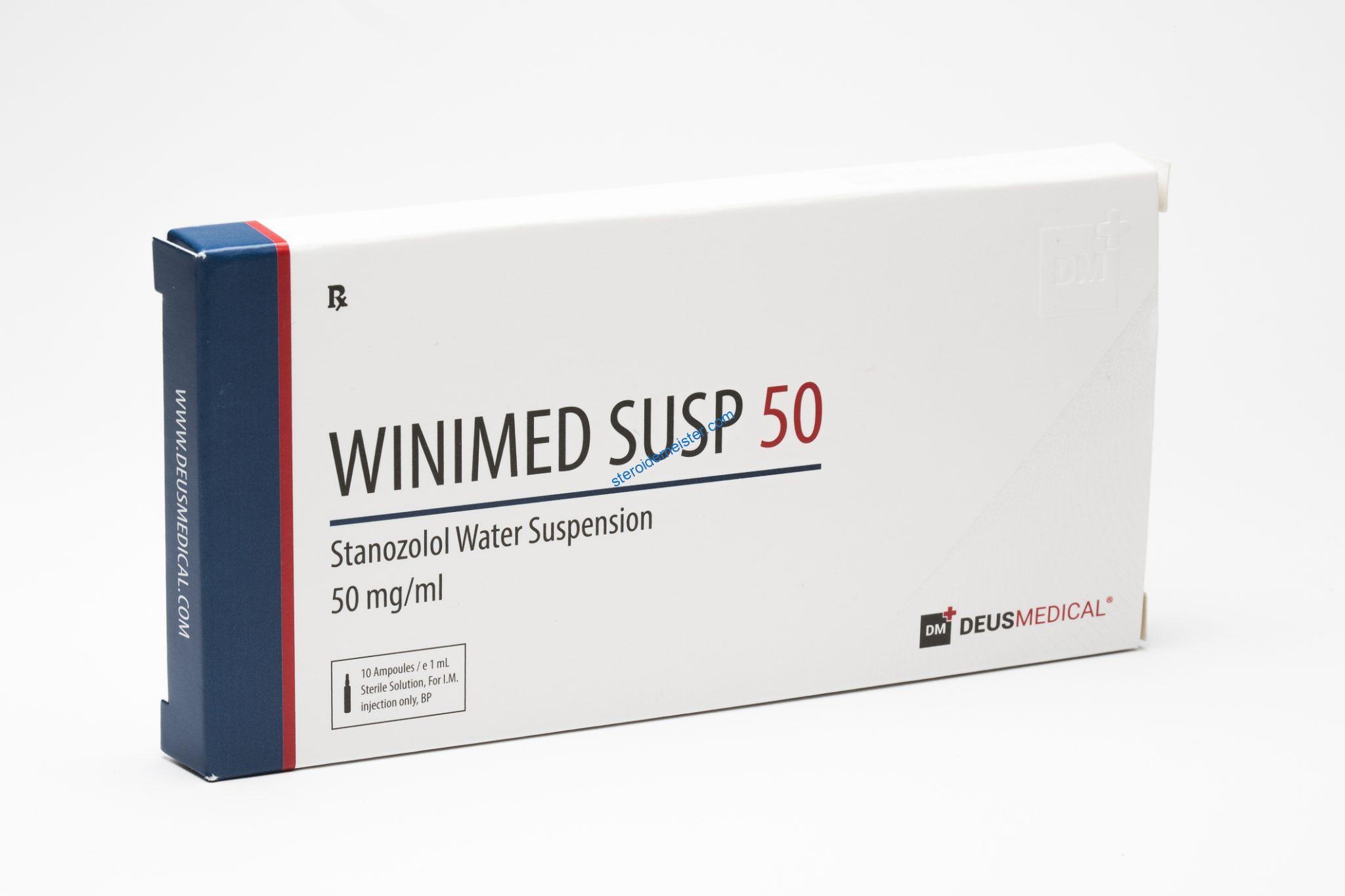 WINIMED SUSPENSION 50 (STANOZOLOL WASSER SUSPENSION) DEUS MEDICAL 50mg/ml 10 Ampullen 1 WINIMED SUSPENSION 50 (STANOZOLOL WASSER SUSPENSION) DEUS MEDICAL 50mg/ml 10 Ampullen