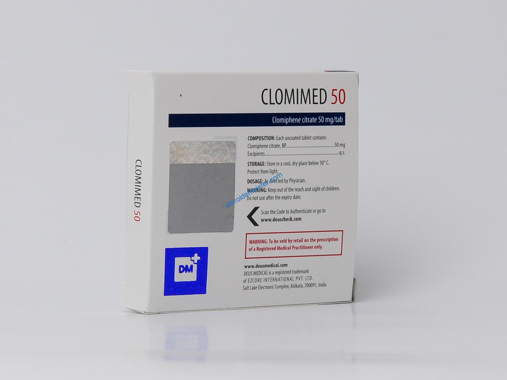 CLOMIMED 50 (CLOMIPHENCITRAT) DEUS MEDICAL 50mg/Tab 50 Tab 2 CLOMIMED 50 (CLOMIPHENCITRAT) DEUS MEDICAL 50mg/Tab 50 Tab – Bild 3