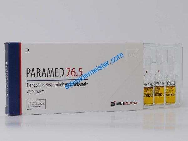PARAMED 76.5 (TRENBOLONHEXAHYDROBENZYLCARBONAT) DEUS MEDICAL 76,5mg/ml 10 Ampullen 1