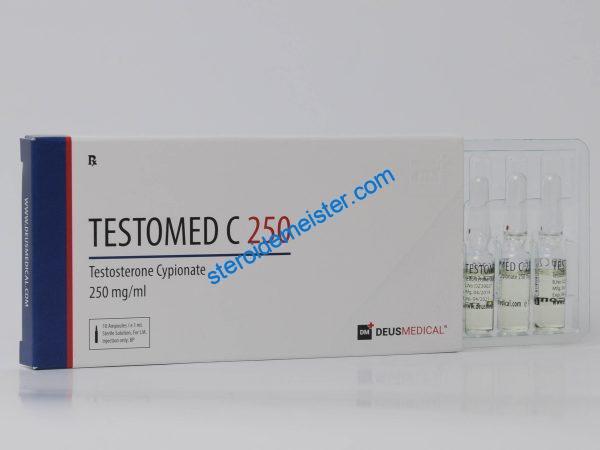 TESTOMED C 250 (TESTOSTERON CYPIONAT) DEUS MEDICAL 250mg/ml 10 Ampullen 1