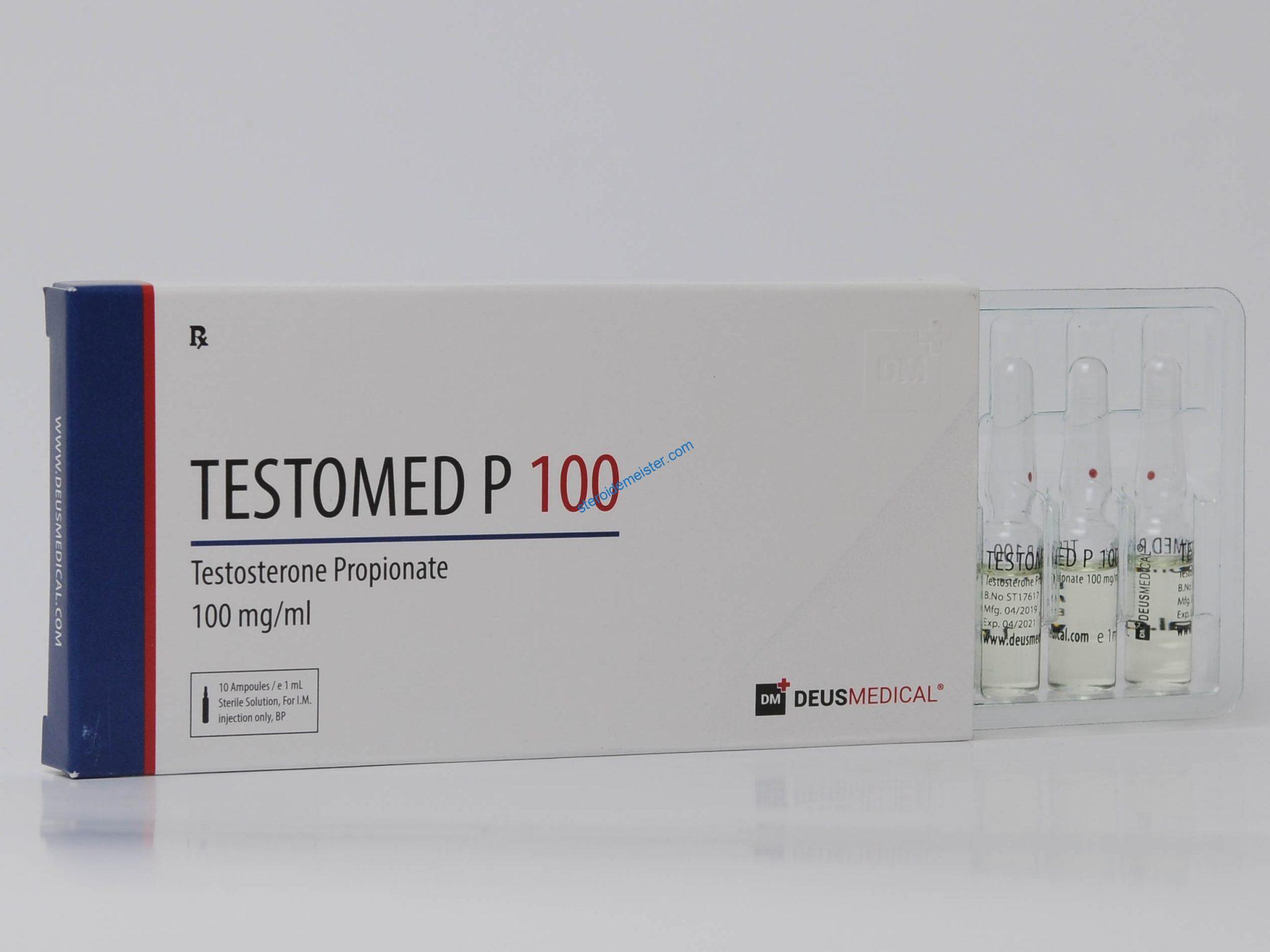 TESTOMED P 100 (Testosteron Propionat) DEUS MEDICAL 100mg/ml 1 TESTOMED P 100 (Testosteron Propionat) DEUS MEDICAL 100mg/ml