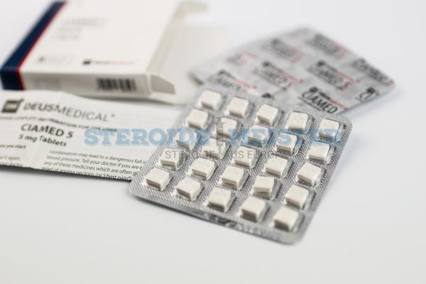 CIAMED 5 (Tadalafil) von Deus Medical, 5 mg/Tablette, 50 Tabletten pro Packung, zur Behandlung von erektiler Dysfunktion und zur Verbesserung der sexuellen Leistung