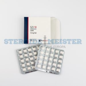 S23 10 von Deus Medical, 10 mg/Tablette, 50 Tabletten pro Packung, ein SARM zur Unterstützung beim Muskelaufbau und zur Verbesserung der Körperzusammensetzung