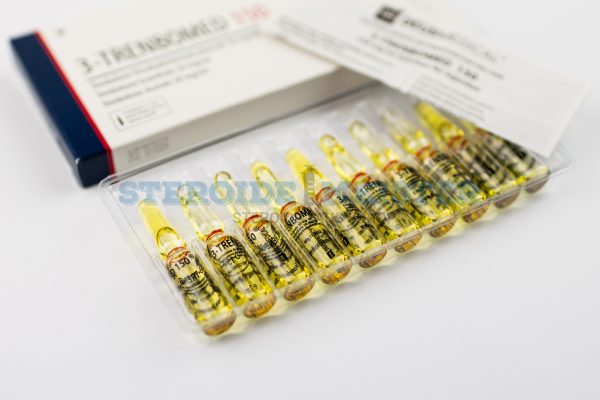 3-Trenbomеd 150 (Trenbolon-Mix) von Deus Medical, 150 mg/ml, zur Förderung von Muskelwachstum und Kraft, in einer Verpackung mit 10 ml.