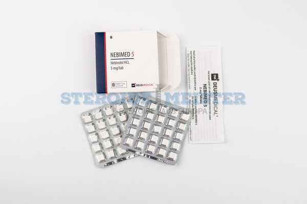 NEBIMED 5 (Nebivolol) Deus Medical, 5 mg/Tablette, zur Behandlung von Bluthochdruck und Herz-Kreislauf-Erkrankungen.