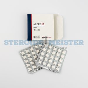 MK2866 10 (Ostarine) Deus Medical, 10 mg/Tablette, 50 Tabletten, zur Unterstützung des Muskelaufbaus und der Verbesserung der sportlichen Leistung