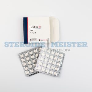 LGD4033 10 (Ligandrol) Deus Medical, 100 mg/Tablette, 50 Tabletten zur Förderung des Muskelwachstums und zur Verbesserung der sportlichen Leistung