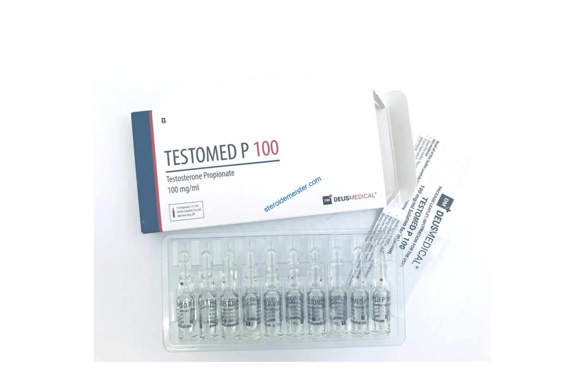 TESTOMED P 100 (Testosteron Propionat) DEUS MEDICAL 100mg/ml 2 TESTOMED P 100