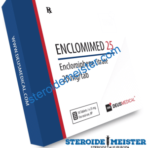 ENCLOMIMED 25 - Orales Steroid in Tablettenform - Deus Medical, für die Wiederherstellung des Hormonhaushalts