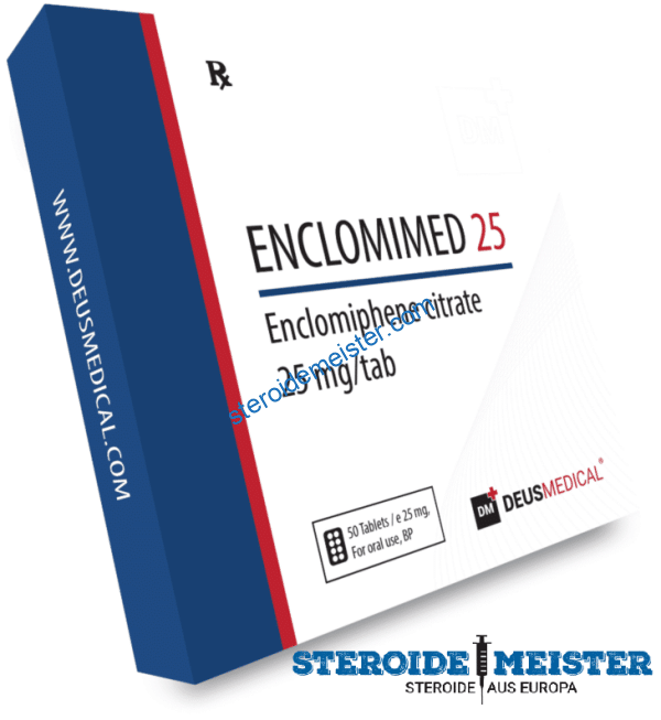 ENCLOMIMED 25 - Orales Steroid in Tablettenform - Deus Medical, für die Wiederherstellung des Hormonhaushalts