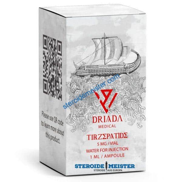 Tirzepatide 5mg Verpackung - Driada Medical Peptid für Gewichtsverlust