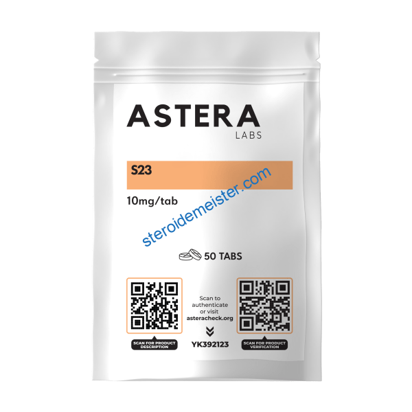 S23 50 Tabletten von Astera Labs – leistungsstarker SARM zur Förderung von fettfreier Muskelmasse, Fettabbau und erhöhter Knochendichte, ideal für erfahrene Anwender