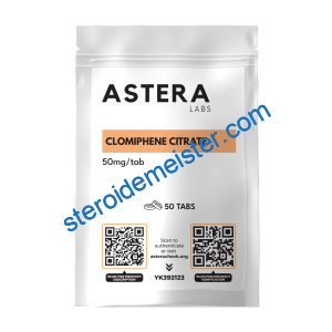 Clomiphen Citrat 50 Tabletten von Astera Labs – unterstützendes Medikament zur Förderung der natürlichen Testosteronproduktion und für die Post-Cycle-Therapie (PCT)