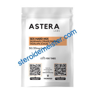 Sex Hard Mix (Viagra + Cialis) 100 Tabletten von Astera Labs – Kombination zur Behandlung von erektiler Dysfunktion, verbessert die Durchblutung und verlängert die sexuelle Leistungsfähigkeit
