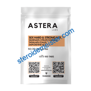 Sex Hard Mix (Viagra + Cialis) 100 Tabletten von Astera Labs – Kombination zur Behandlung von erektiler Dysfunktion, verbessert die Durchblutung und verlängert die sexuelle Leistungsfähigkeit.