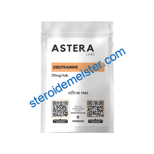 Sibutramin von Astera Labs – 50 Tabletten zur Unterstützung der Gewichtsreduktion durch Appetitzüglerwirkung, häufig verwendet in diätbegleitenden Programmen