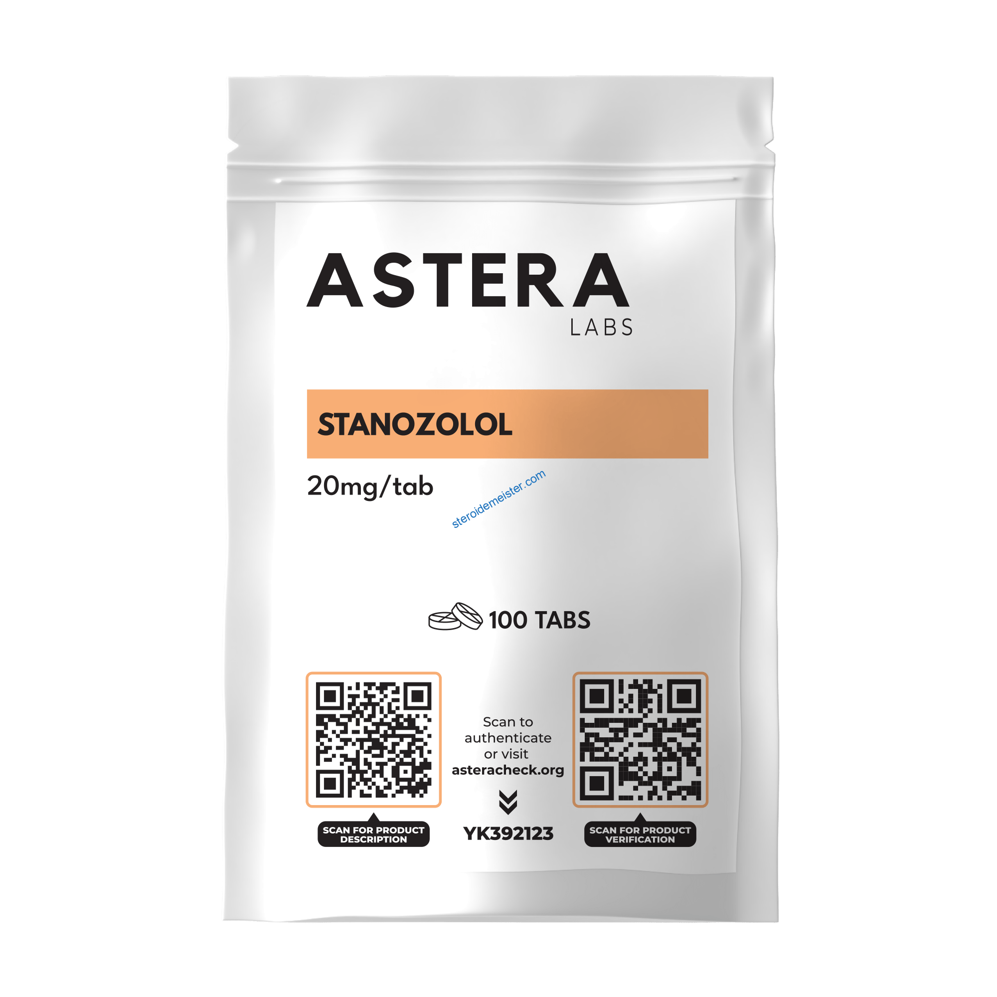 Stanozolol (Winstrol) Astera labs 20 mg/tab. 1 Stanozolol 20 mg/Tablette von Astera Labs – orales Steroid zur Förderung von Muskelhärte, Definition und Fettabbau