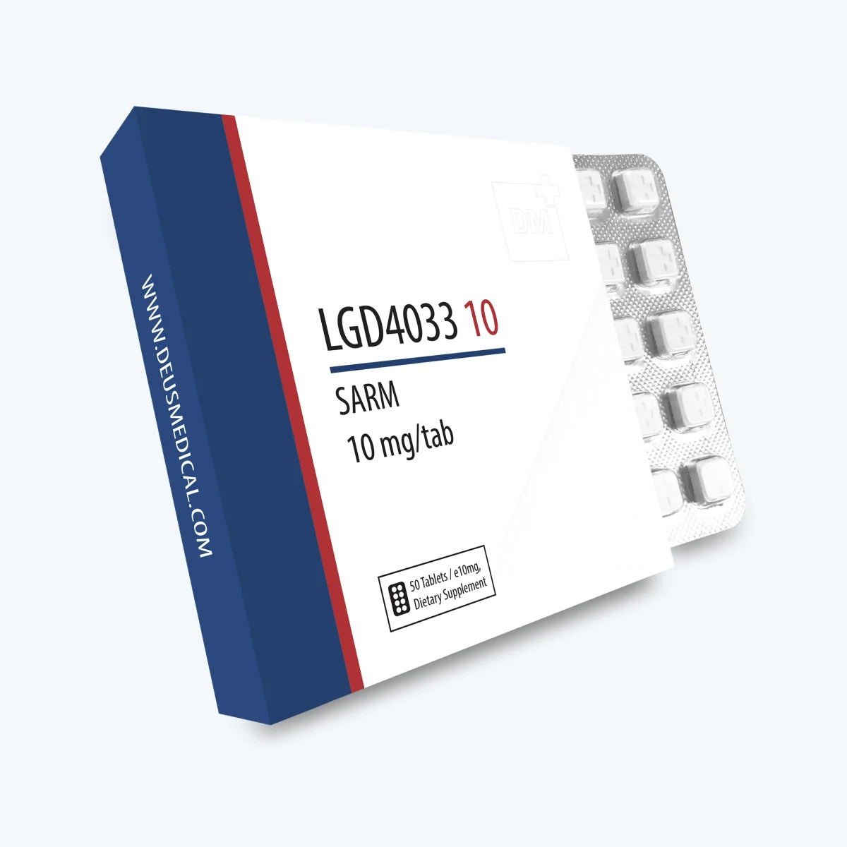 LGD4033 10 (Ligandrol) Deus Medical – Packung mit Blister