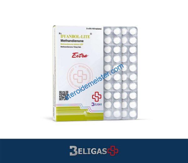 Dianabol Lite (Methandienone) Beligas 100 tabs (10mg/tab)