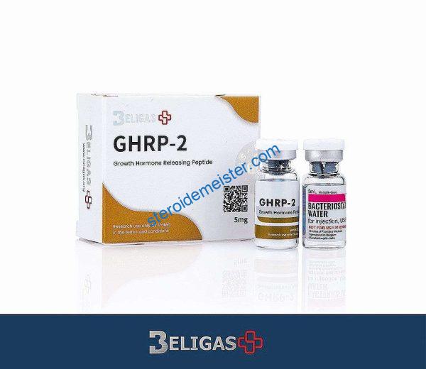 GHRP-2 5mg – Peptid von Beligas Pharma zur Anregung der Wachstumshormonausschüttung.