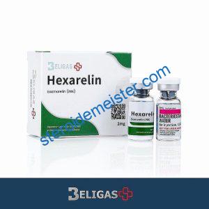 Hexarelin 2mg – Peptid von Beligas Pharma zur Stimulation der Wachstumshormonausschüttung.