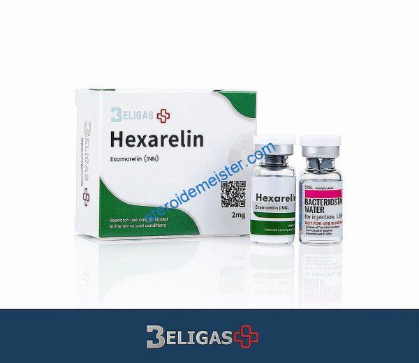 Hexarelin 2mg – Peptid von Beligas Pharma zur Stimulation der Wachstumshormonausschüttung.