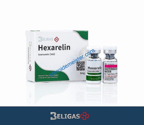 Hexarelin (Examorelin) 5mg – Starkes GHRP von Beligas Pharma zur Förderung der Wachstumshormonausschüttung.