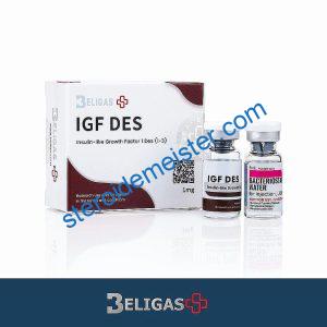 IGF-1 DES 1mg – Kurz wirkender Wachstumsfaktor von Beligas Pharma zur lokalen Muskelentwicklung.