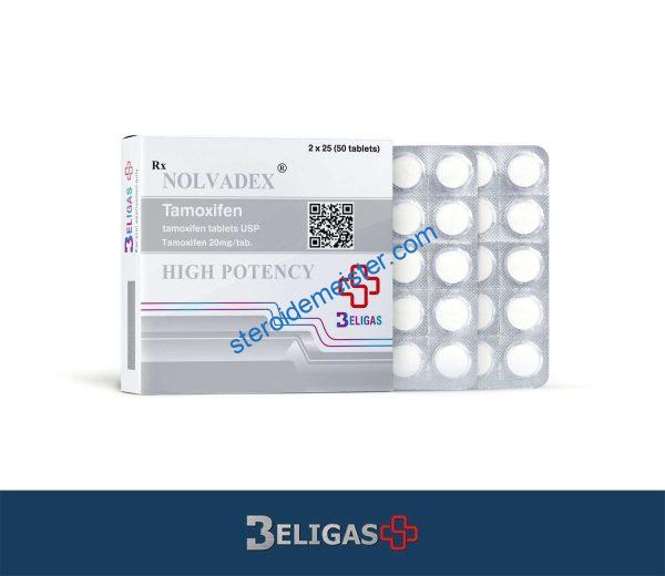 Nolvadex (Tamoxifen) Beligas 50 tabs (20mg/tab)
