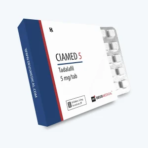 CIAMED 5 (TADALAFIL) Deus Medical 5mg/Tab 50 Tab – Vorderseite der Verpackung