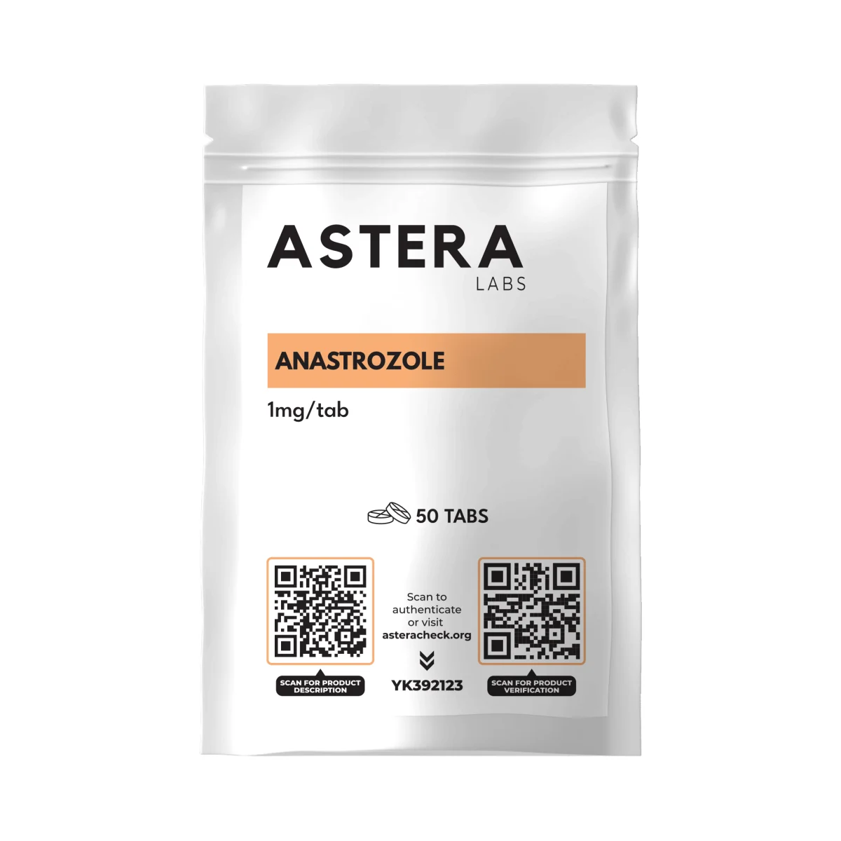Anastrozol Astera Labs 50 Tabletten [1mg/tab] – Beutel