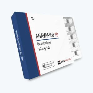 ANAVAMED 10 (Oxandrolon) Deus Medical – Packung mit Blister