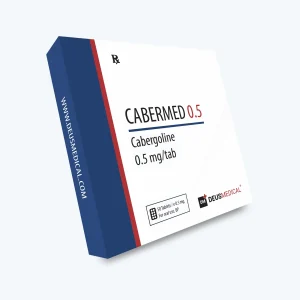 CABERMED 0.5 (Cabergoline) Deus Medical – Packung mit Blister