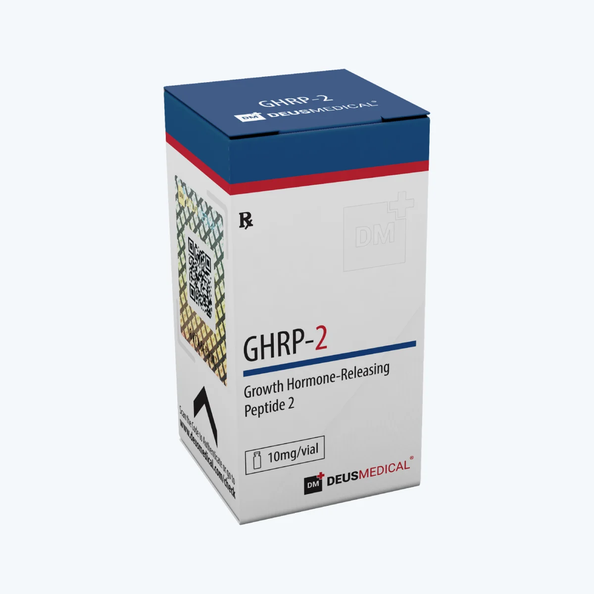 GHRP-2 PEPTIDE Deus Medical 2 GHRP-2 PEPTIDE Deus Medical – Verpackung