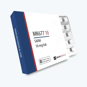 MK677 10 (Ibutamoren) Deus Medical – Packung mit Blister