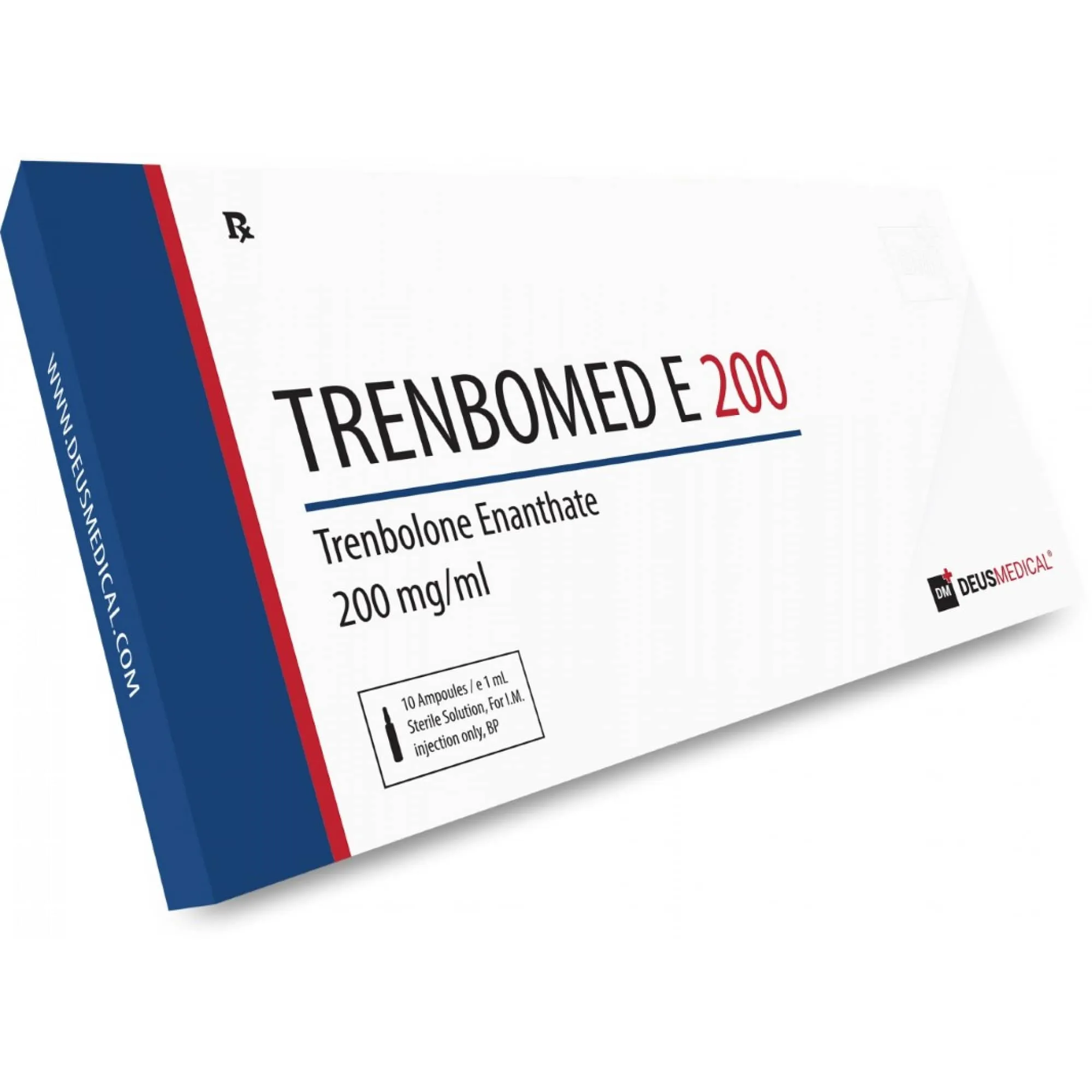Trenbomed E 200 Trenbolon Enantat Deus Medical 200 mg/ml – Schachtel mit 10 Ampullen