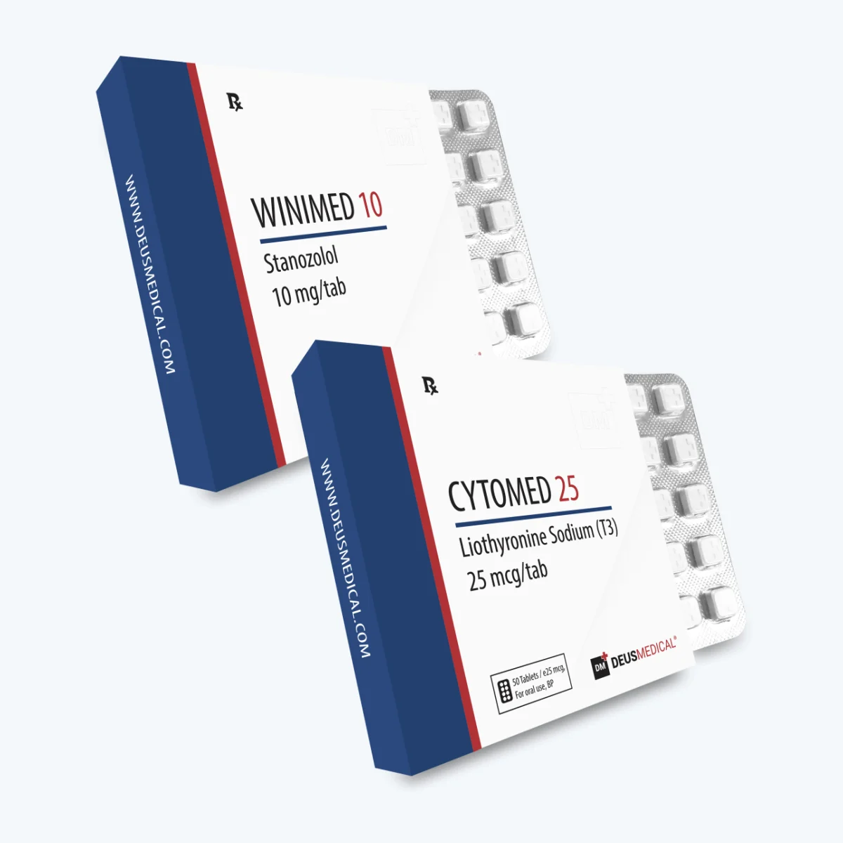 Winstrol (Stanozolol) Tabletten + T3 Kur-Deus Medical – enthaltene Produkte: Winimed 10, Cytomed 25