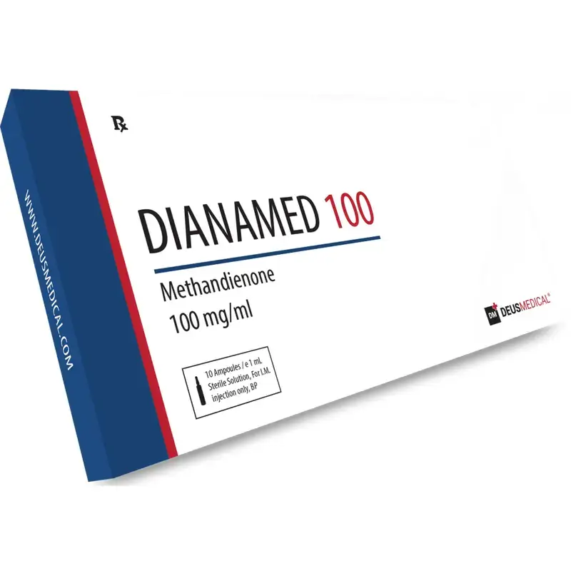 Dianamed 100 Methandienon Deus Medical 100 mg/ml Ampulle – injizierbares anaboles Steroid