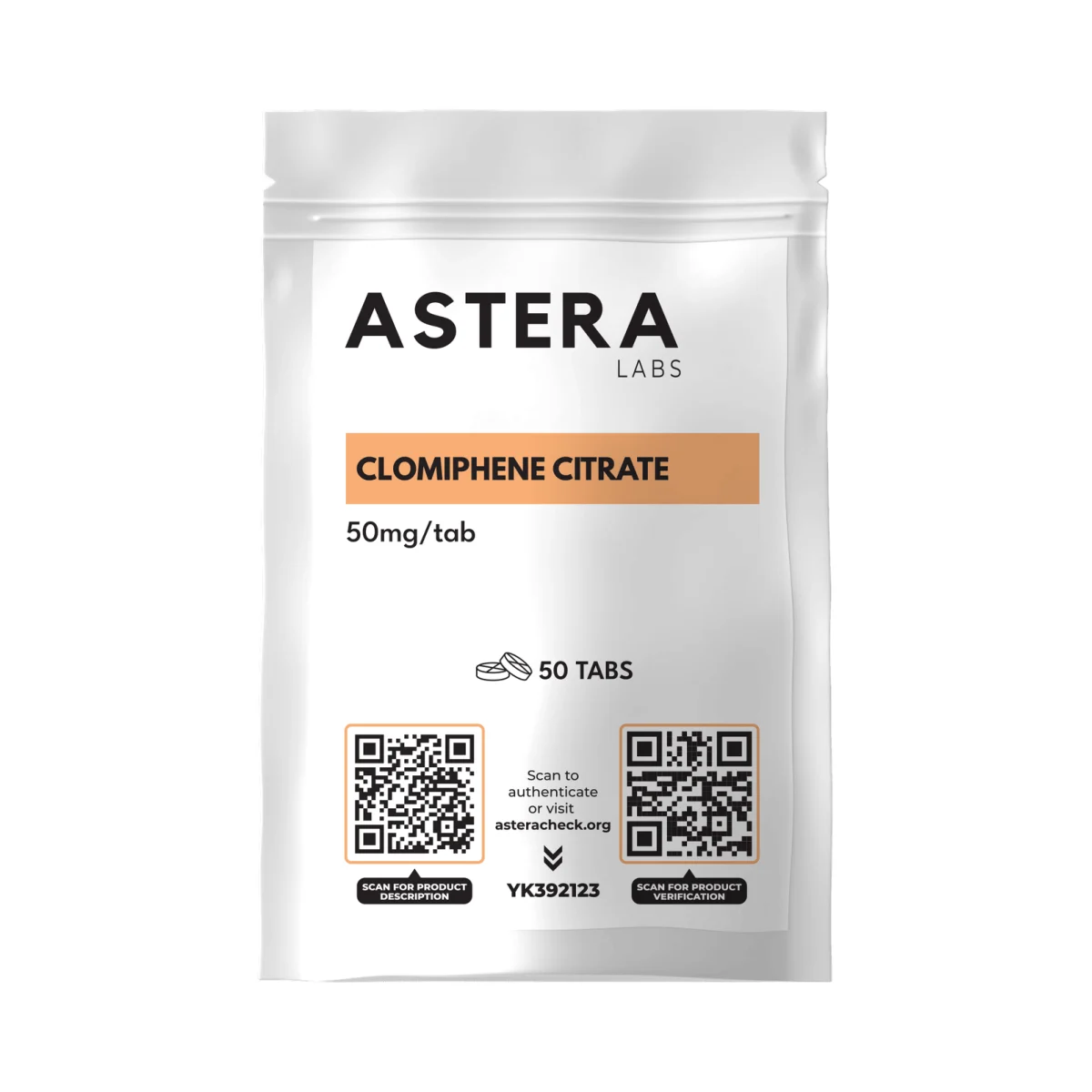 Clomiphen citrat Astera Labs 50 Tabletten [50mg/tab] – Beutel
