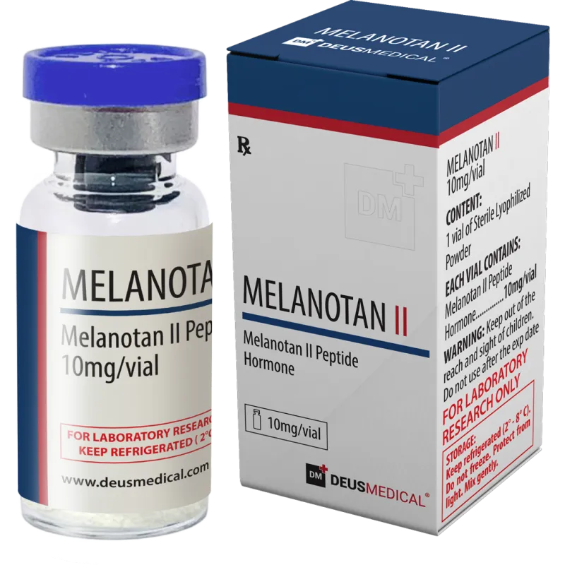 MELANOTAN II HORMONE Deus Medical 1 Melanotan II Deus Medical 10 mg Vial – synthetisches Peptid