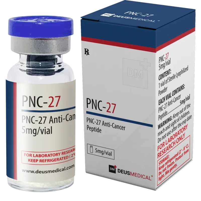 PNC-27 PEPTIDE Deus Medical 1 PNC-27 Peptid Deus Medical 5 mg Vial – synthetisches Peptid
