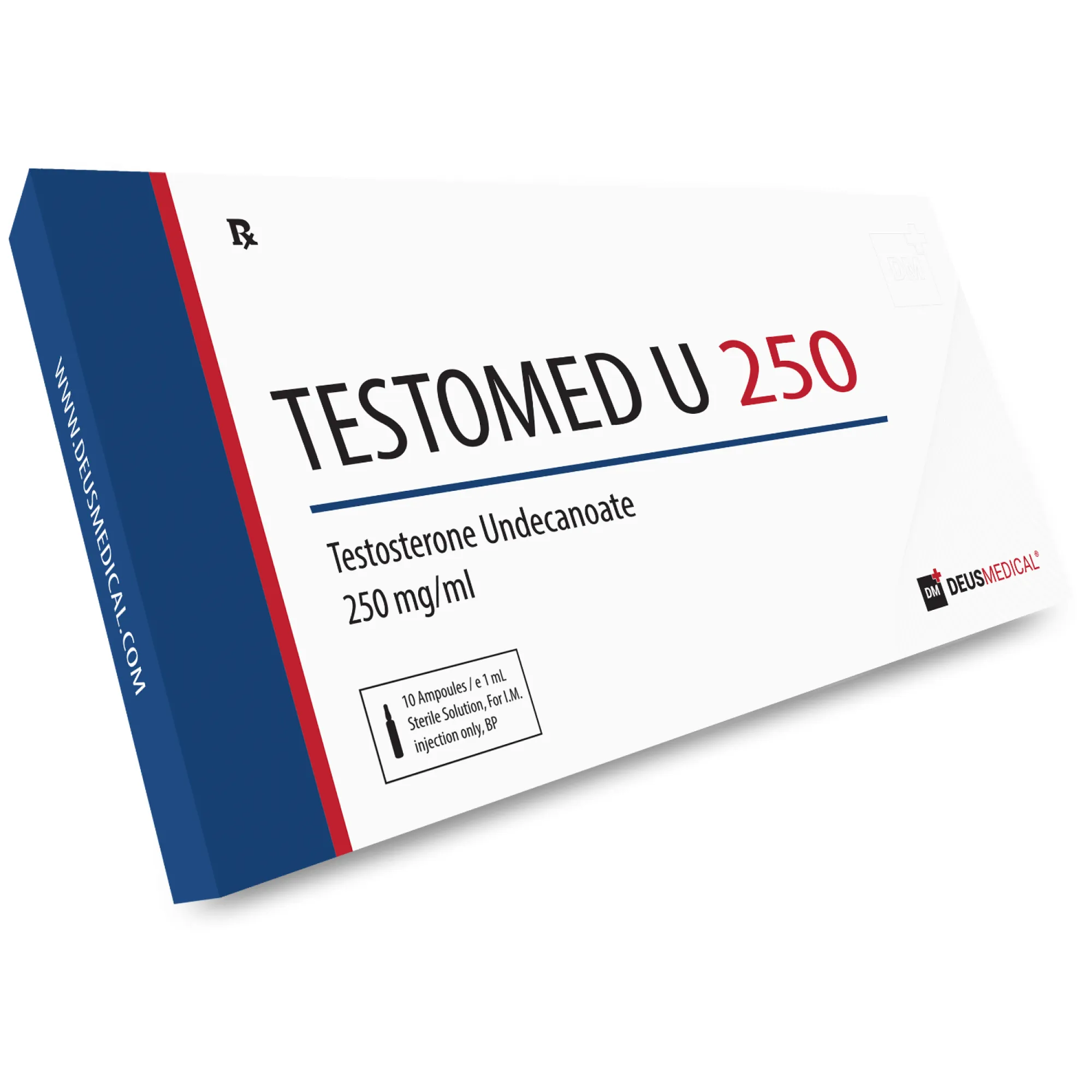 Testomed U 250 Testosteron Undecanoat Deus Medical 250 mg/ml Ampulle – injizierbares Testosteronpräparat