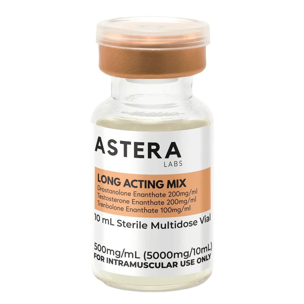 Long Acting Mix Astera Labs Fläschchen 10 ml – Drostanolon Enantat 200 mg, Testosteron Enantat 200 mg, Trenbolon Enantat 100 mg